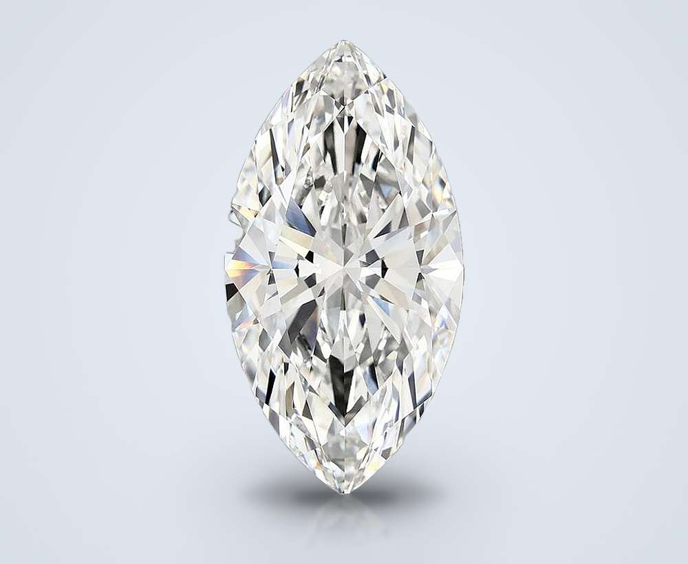 12.20ct F VVS2 Rare Carat Ideal Cut Marquise Lab Grown Diamond