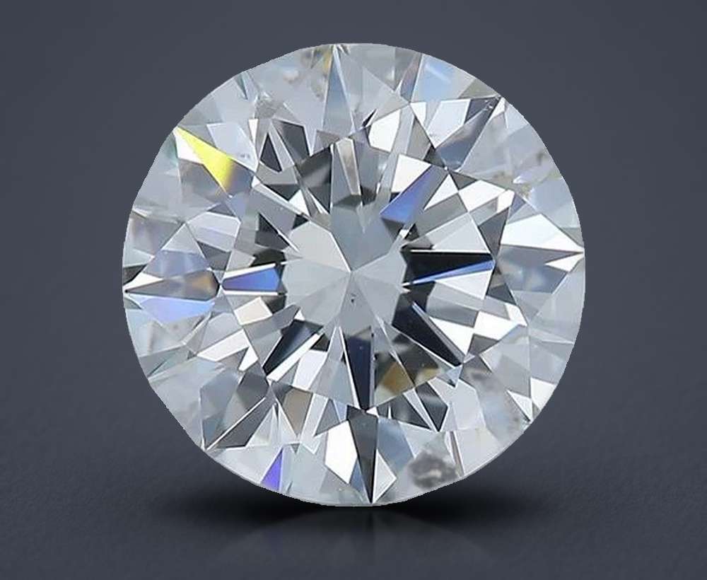 2.50ct K VS1 Rare Carat Ideal Cut Round Diamond