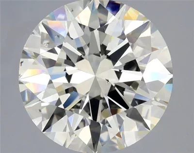 3.00ct K VS2 Rare Carat Ideal Cut Round Diamond