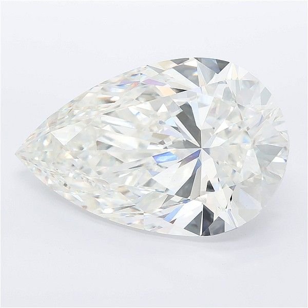 15.03ct F VVS2 Excellent Cut Pear Lab Grown Diamond