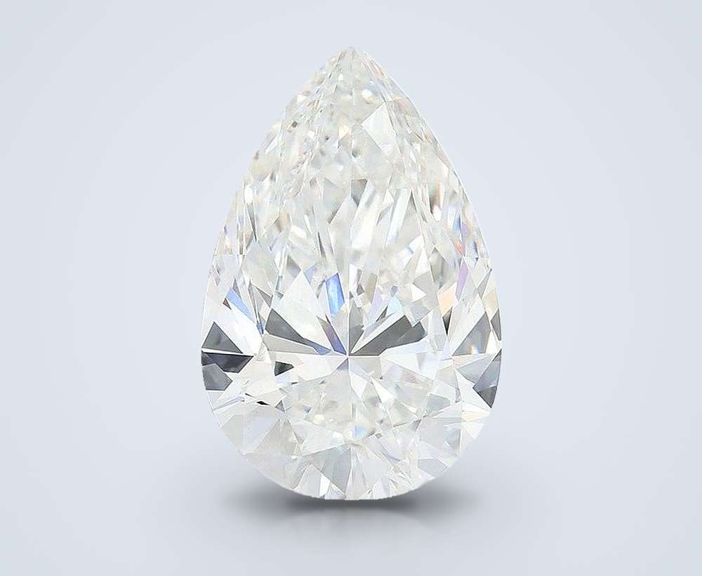 15.03ct F VVS2 Rare Carat Ideal Cut Pear Lab Grown Diamond