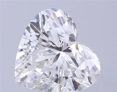 7.03ct F VS2 Rare Carat Ideal Cut Heart Lab Grown Diamond