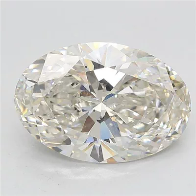 4.06ct I VS2 Rare Carat Ideal Cut Oval Lab Grown Diamond