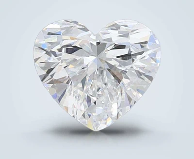 1.03ct D VVS2 Rare Carat Ideal Cut Heart Lab Grown Diamond