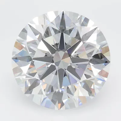 3.26ct D VVS2 Rare Carat Ideal Cut Round Lab Grown Diamond