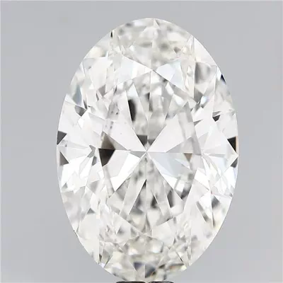 25.00ct G VVS2 Rare Carat Ideal Cut Oval Lab Grown Diamond