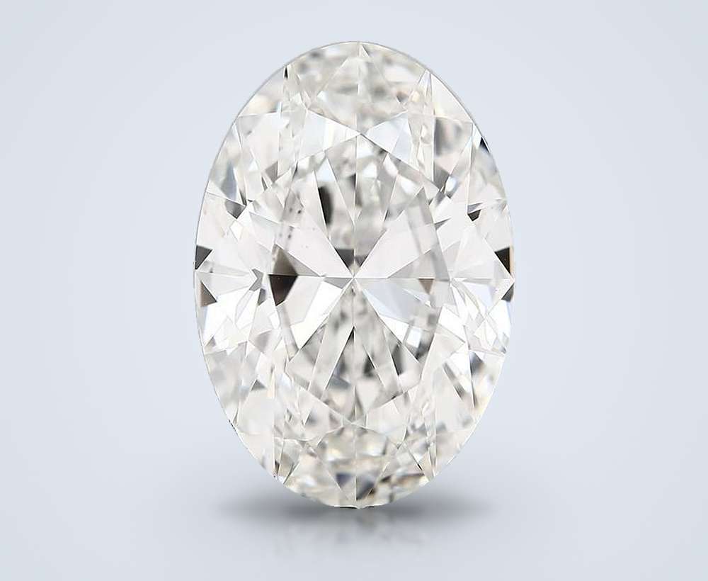 25.00ct G VVS2 Rare Carat Ideal Cut Oval Lab Grown Diamond