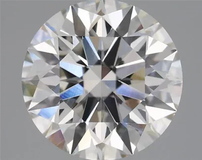 3.28ct H VVS2 Rare Carat Ideal Cut Round Lab Grown Diamond