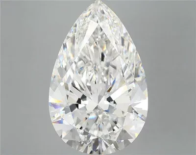 11.03ct F VVS2 Rare Carat Ideal Cut Pear Lab Grown Diamond