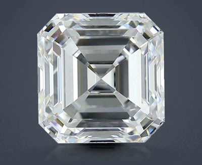 2.47ct G VS1 Rare Carat Ideal Cut Asscher Diamond