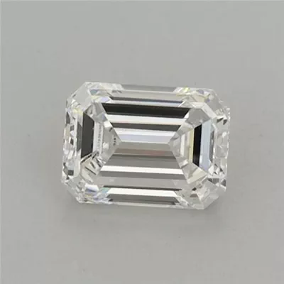 0.60ct D VVS1 Rare Carat Ideal Cut Emerald Lab Grown Diamond