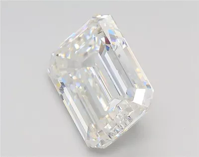 3.56ct G VVS2 Rare Carat Ideal Cut Emerald Lab Grown Diamond