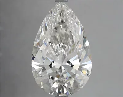 6.20ct G VS2 Rare Carat Ideal Cut Pear Lab Grown Diamond