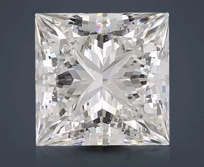1.36ct F SI1 Rare Carat Ideal Cut Princess Lab Grown Diamond
