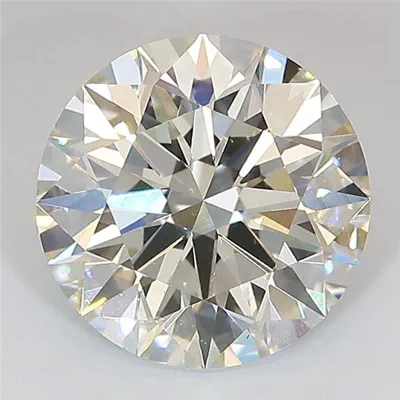 3.06ct J VS2 Rare Carat Ideal Cut Round Lab Grown Diamond