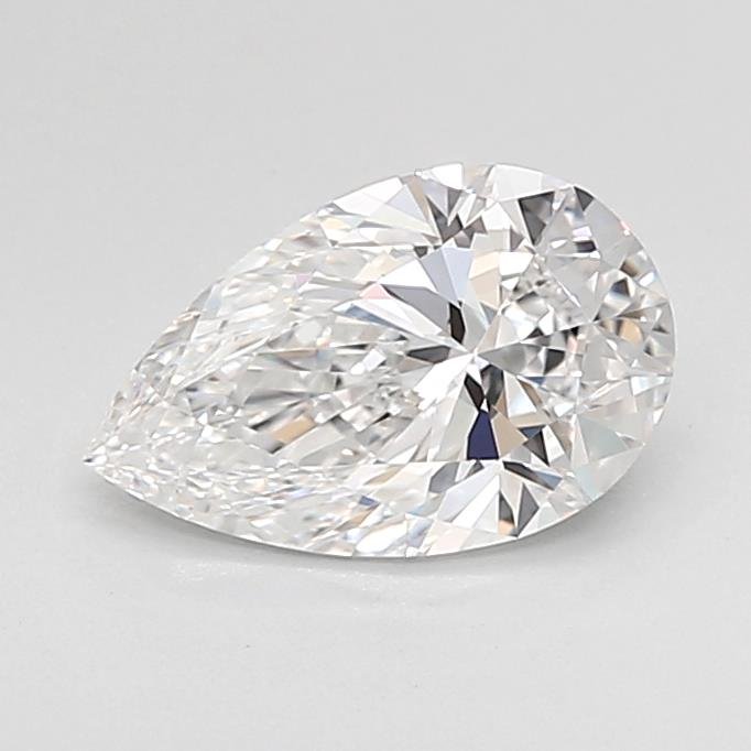 1.11ct D VVS2 Rare Carat Ideal Cut Pear Lab Grown Diamond