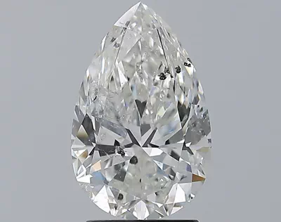 2.50ct G SI2 Rare Carat Ideal Cut Pear Diamond