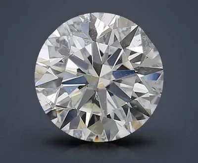 4.01ct H SI2 Rare Carat Ideal Cut Round Diamond