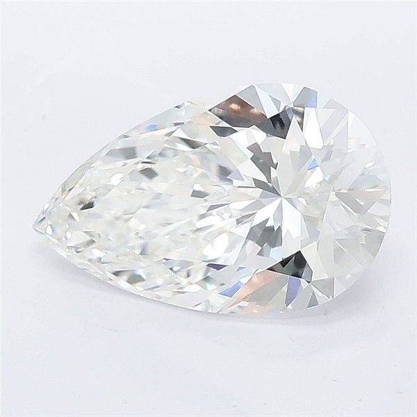 2.01ct F VVS2 Rare Carat Ideal Cut Pear Lab Grown Diamond