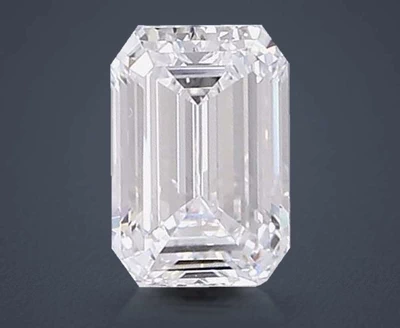 2.02ct F VS1 Rare Carat Ideal Cut Emerald Lab Grown Diamond