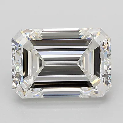 3.04ct E VS2 Rare Carat Ideal Cut Emerald Lab Grown Diamond