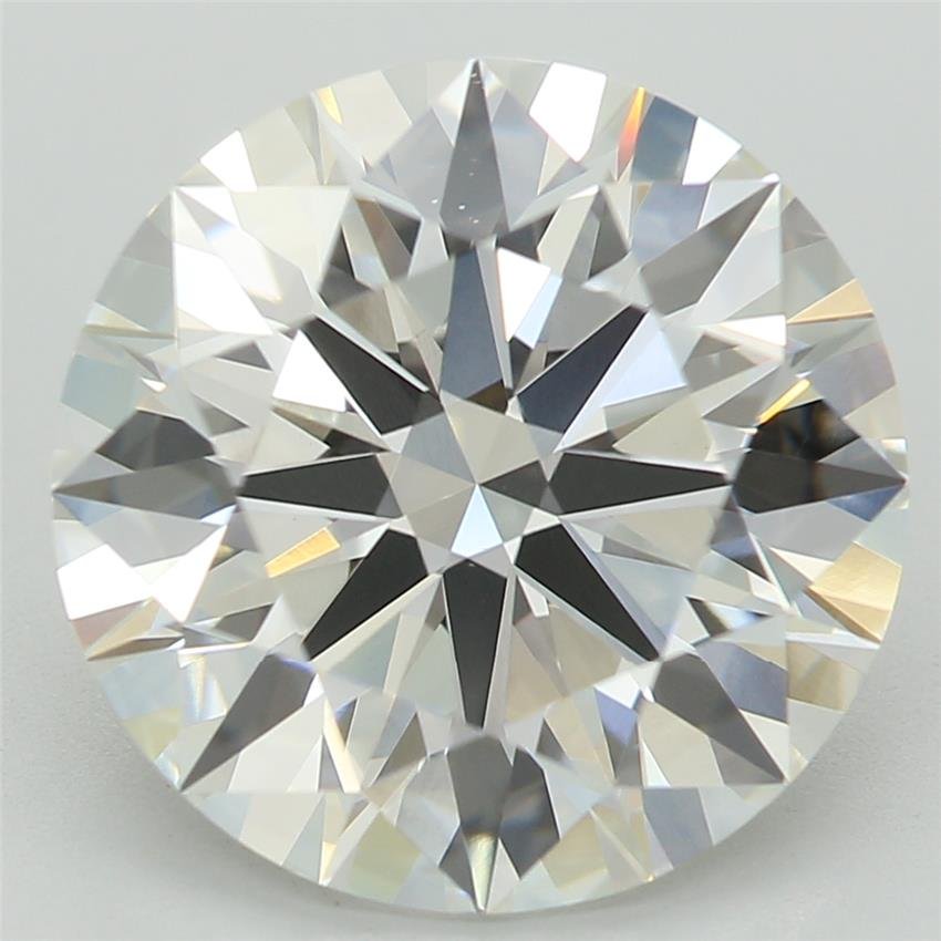 4.01ct F VVS2 Rare Carat Ideal Cut Round Lab Grown Diamond