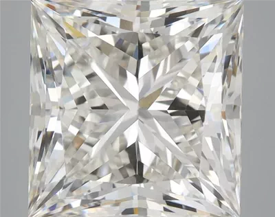 7.01ct H VS1 Rare Carat Ideal Cut Princess Lab Grown Diamond