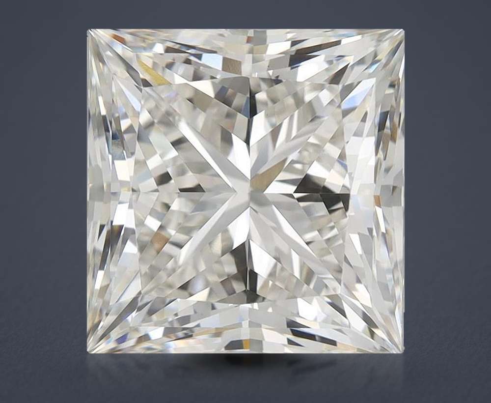 7.01ct H VS1 Rare Carat Ideal Cut Princess Lab Grown Diamond