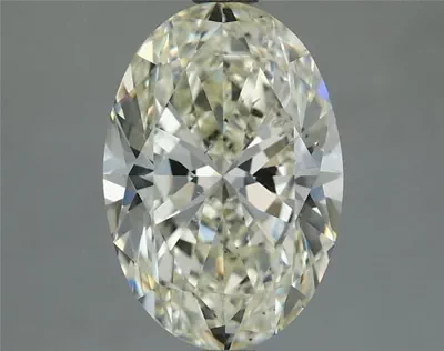 3.03ct K SI1 Rare Carat Ideal Cut Oval Diamond