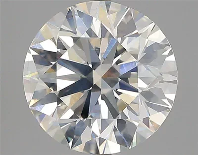 4.34ct I SI1 Rare Carat Ideal Cut Round Diamond
