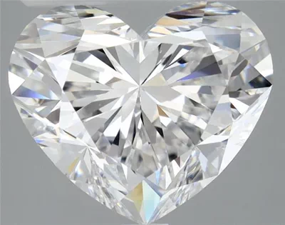 3.11ct D VS2 Rare Carat Ideal Cut Heart Diamond