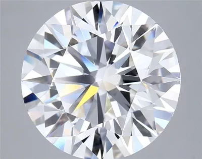 5.01ct H VVS2 Rare Carat Ideal Cut Round Lab Grown Diamond