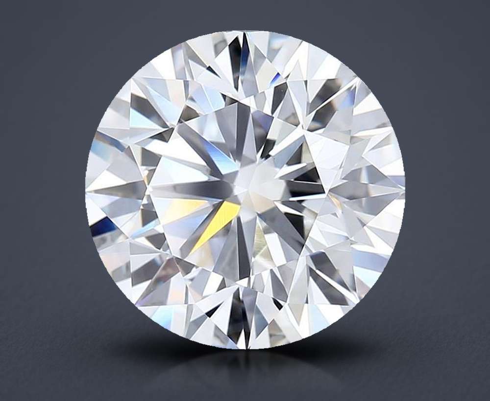 5.01ct H VVS2 Rare Carat Ideal Cut Round Lab Grown Diamond