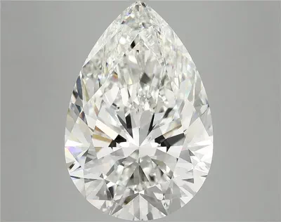 10.09ct G VVS2 Rare Carat Ideal Cut Pear Lab Grown Diamond