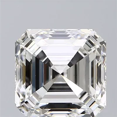 5.12ct G VS1 Rare Carat Ideal Cut Asscher Lab Grown Diamond