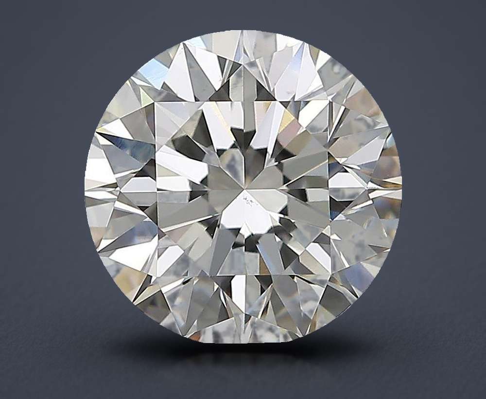 4.01ct I VS2 Rare Carat Ideal Cut Round Diamond