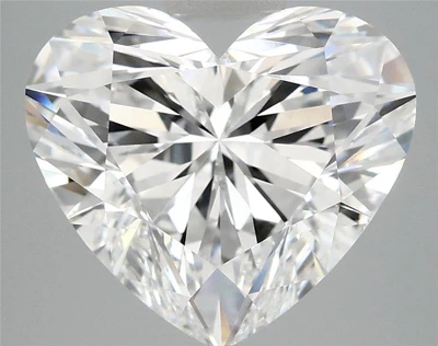 6.08ct E VVS2 Rare Carat Ideal Cut Heart Lab Grown Diamond