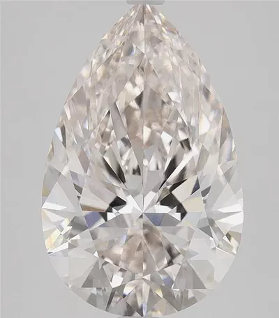 4.06ct H VS1 Rare Carat Ideal Cut Pear Lab Grown Diamond