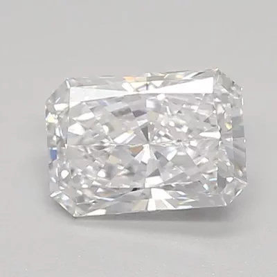 0.64ct D VVS2 Rare Carat Ideal Cut Radiant Lab Grown Diamond