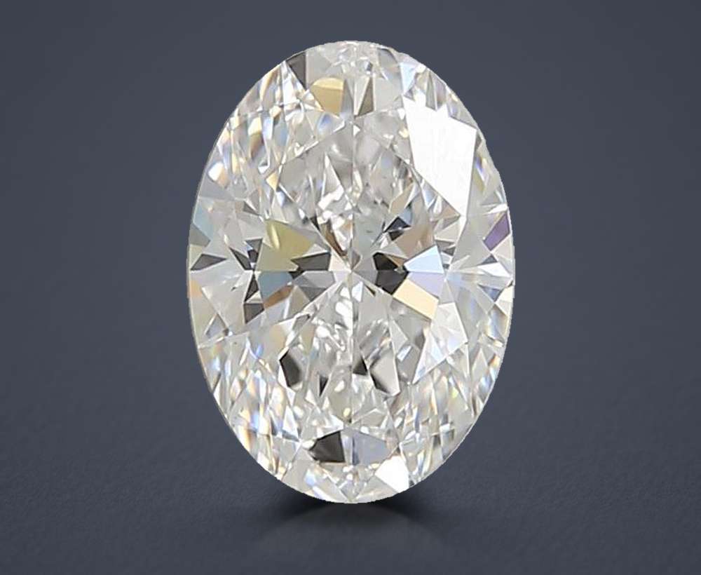 1.58ct D VS1 Rare Carat Ideal Cut Oval Lab Grown Diamond