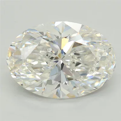 4.01ct F VVS2 Rare Carat Ideal Cut Oval Lab Grown Diamond