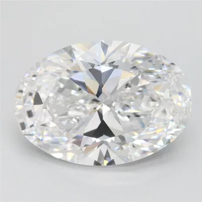 4.49ct D VVS1 Rare Carat Ideal Cut Oval Lab Grown Diamond