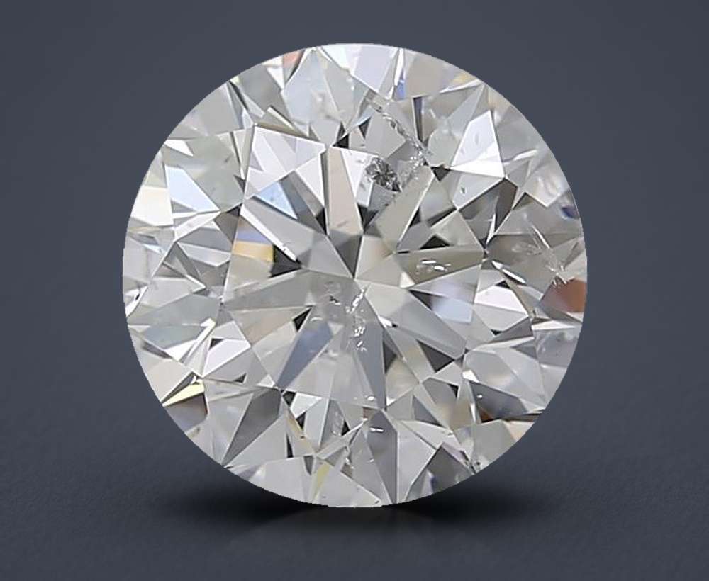 3.01ct E SI2 Excellent Cut Round Diamond