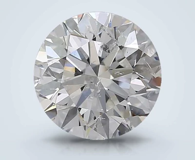 3.01ct E SI2 Excellent Cut Round Diamond