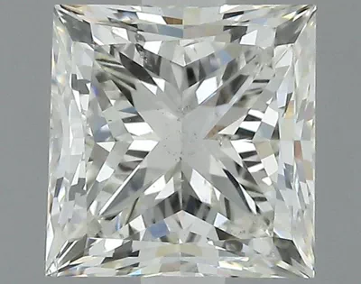 1.50ct K SI2 Rare Carat Ideal Cut Princess Diamond