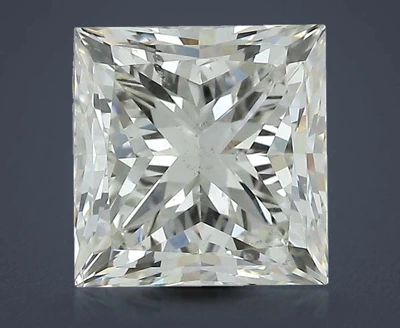 1.50ct K SI2 Rare Carat Ideal Cut Princess Diamond