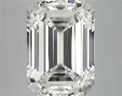 12.67ct F VVS2 Rare Carat Ideal Cut Emerald Lab Grown Diamond