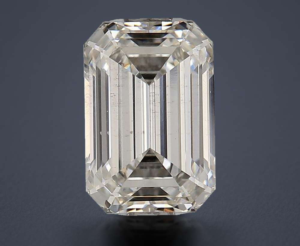 1.41ct G SI1 Rare Carat Ideal Cut Emerald Lab Grown Diamond