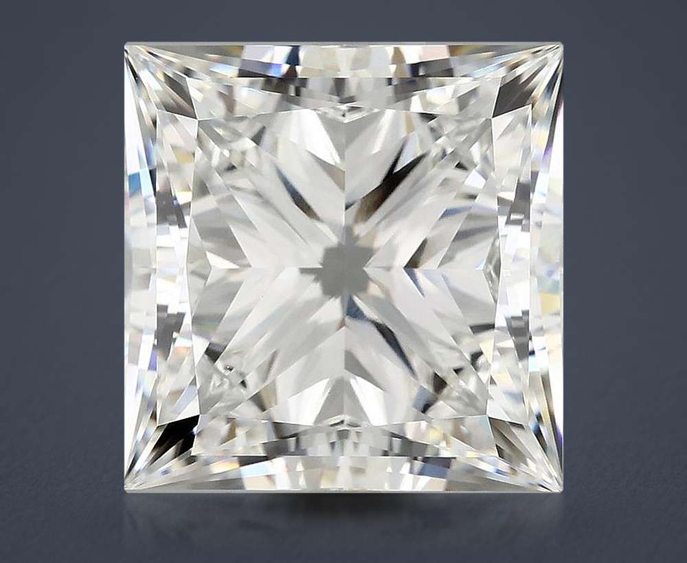 10.46ct F VVS2 Rare Carat Ideal Cut Princess Lab Grown Diamond