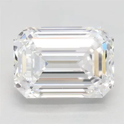 2.59ct D VS2 Rare Carat Ideal Cut Emerald Lab Grown Diamond